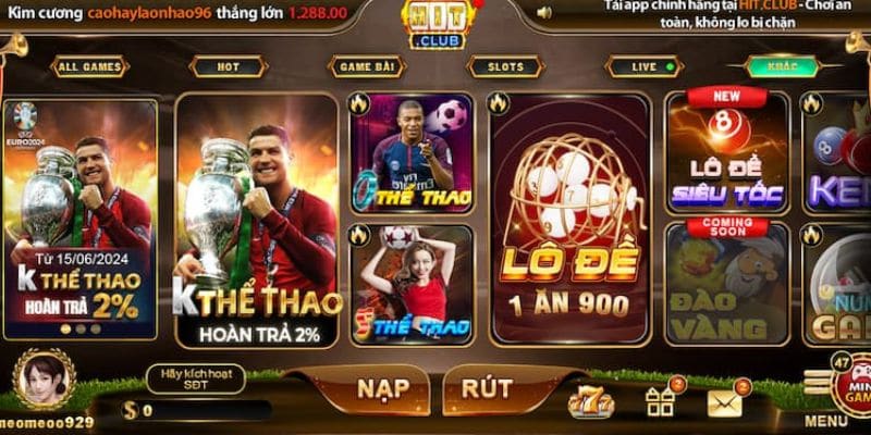 Tại sao chọn Thể thao HitClub?